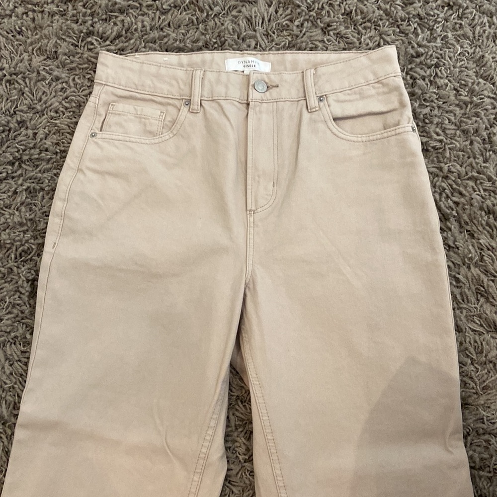Never worn before Tan Jeans
